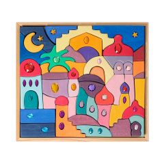 Puzle de madera con piedras Oriente - Grimm's