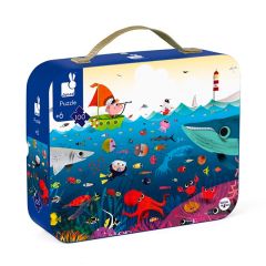 Puzle Mundo submarino 100 piezas - Janod