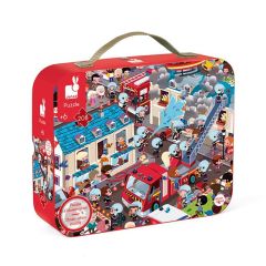 Puzle Observación 208 piezas Bomberos - Janod