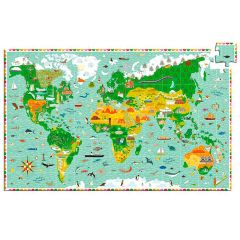 Puzle Observación 200 piezas Monumentos del mundo - Djeco