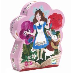 Puzle silueta Alicia en el país de las maravillas 50 piezas - Djeco