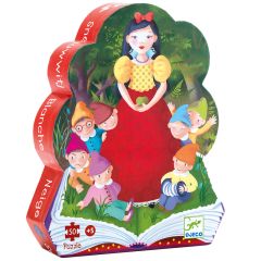 Puzle silueta Blancanieves 50 piezas - Djeco