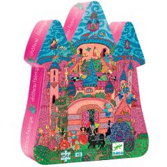 Puzle silueta Castillo de cuentos 54 piezas - Djeco