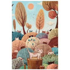 Puzle Wonderful ¡Cucú tras! 108 piezas - Ludattica