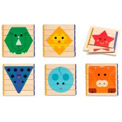 Puzles de madera Basic (36) - Djeco