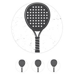 Oblea de Pala de Padel - 20 cm - María Lunarillos