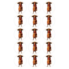 Oblea de Raya - 5 cm (15) - María Lunarillos
