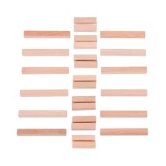 Regletas de madera de 2 duraciones (26) - Serclet