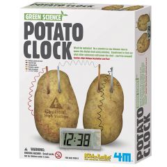 Reloj con patatas Potato Clock - Green Science - 4M