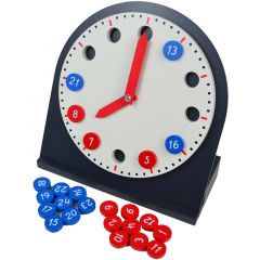 Reloj de madera con manillas móviles - Montessori