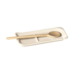 Reposa cucharas crema 22,5 cm - Cerámica - Emile Henry