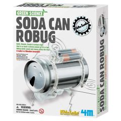 Robot insecto Soda Can Robug - Green Science - 4M