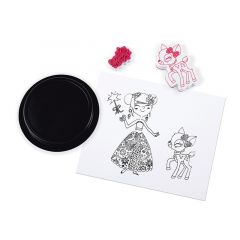 Sellos Stampinoo Ladies con tinta negra (30) - Janod