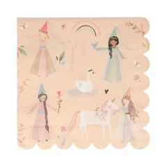 Servilletas de papel con ondas Princesas (16) - Meri Meri