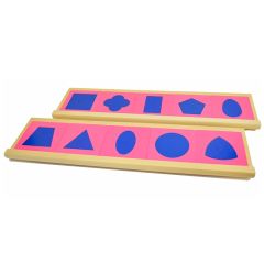 Set 10 resaques metálicos con 2 stands de madera - Montessori