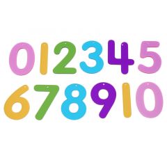 Números de colores acrílicos (12) - TickiT
