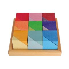 Bloques de madera de colores piedra angular (18) - Grimm's