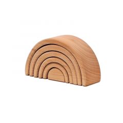 Arcos de madera natural Arcoíris pequeño (6) - Grimm's