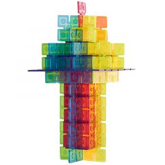 Piezas cuadradas para construir Interlox (96) - Guidecraft