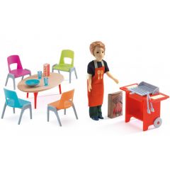 Set barbacoa de madera - Djeco