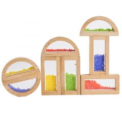 Bloques de madera sensoriales bolas (8) - Guidecraft