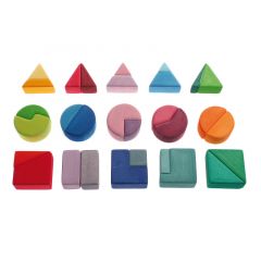 Bloques de madera formas geométricas (30) - Grimm's