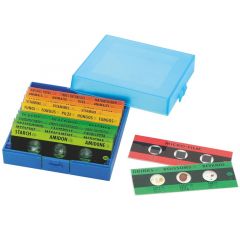 Diapositivas con muestras para microscopio (12) - Edu-Toys