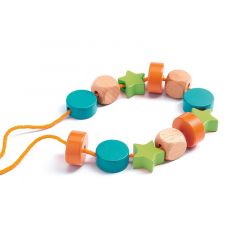 Set de 24 piezas geométricas de madera para coser Filacolor - Djeco