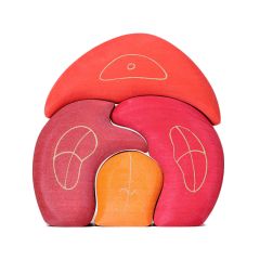 Piezas de madera para construir Casa Gnomos (4) - Grimm's