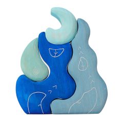 Piezas de madera para construir Casa Luna (4) - Grimm's