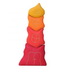 Piezas de madera para construir Torre Roja (4) - Grimm's