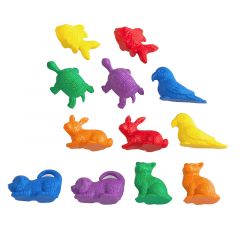 Animales de mascotas para contar y clasificar (72) - Commotion Distribution