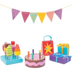 Set de madera accesorios de fiesta miniatura - Le Toy Van