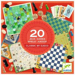 Set de 20 juegos clásicos de mesa - Djeco