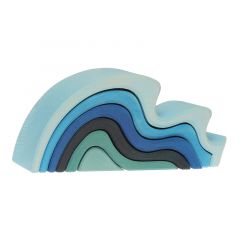 Set 6 olas de mar de madera - Grimm's
