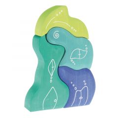 Piezas de madera para construir Casa Agua (4) - Grimm's