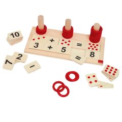 Juego de madera tablero para sumas y restas - Goula