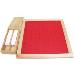 Tablero de madera Pitágoras - Montessori