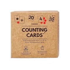 Tarjetas de números con relieve para contar - Panaram
