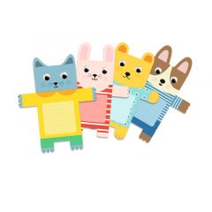 Tarjetas invitación de cumpleaños animales (8) - Djeco