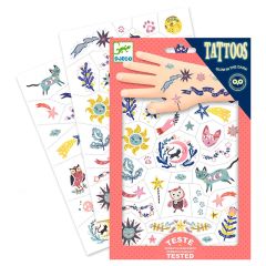 Tatuajes dulces sueños que brillan en la oscuridad - Djeco