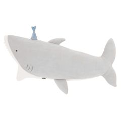 Tiburón de peluche tumbado Kiba 60 cm - Nemu Nemu Animals