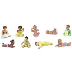 Tubo 9 piezas niños bebés - Safari