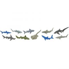 Tubo 10 piezas tiburones - Safari