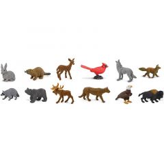 Tubo 12 piezas animales de la naturaleza - Safari