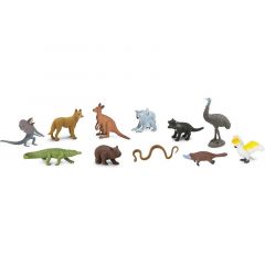 Tubo 11 piezas animales Islas Antípodas - Safari
