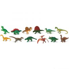 Tubo 12 piezas dinosaurios II - Safari