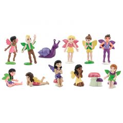 Tubo 12 piezas hadas amistosas - Safari