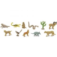 Tubo 11 piezas animales del desierto - Safari