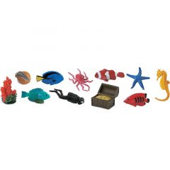 Tubo 11 piezas arrecife de coral - Safari